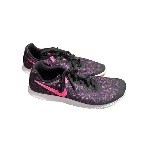Nike Flex Experience RN 5 Running Shoe 844673-003 Black Pink Women's Size 8.5 - Picture 1 of 7